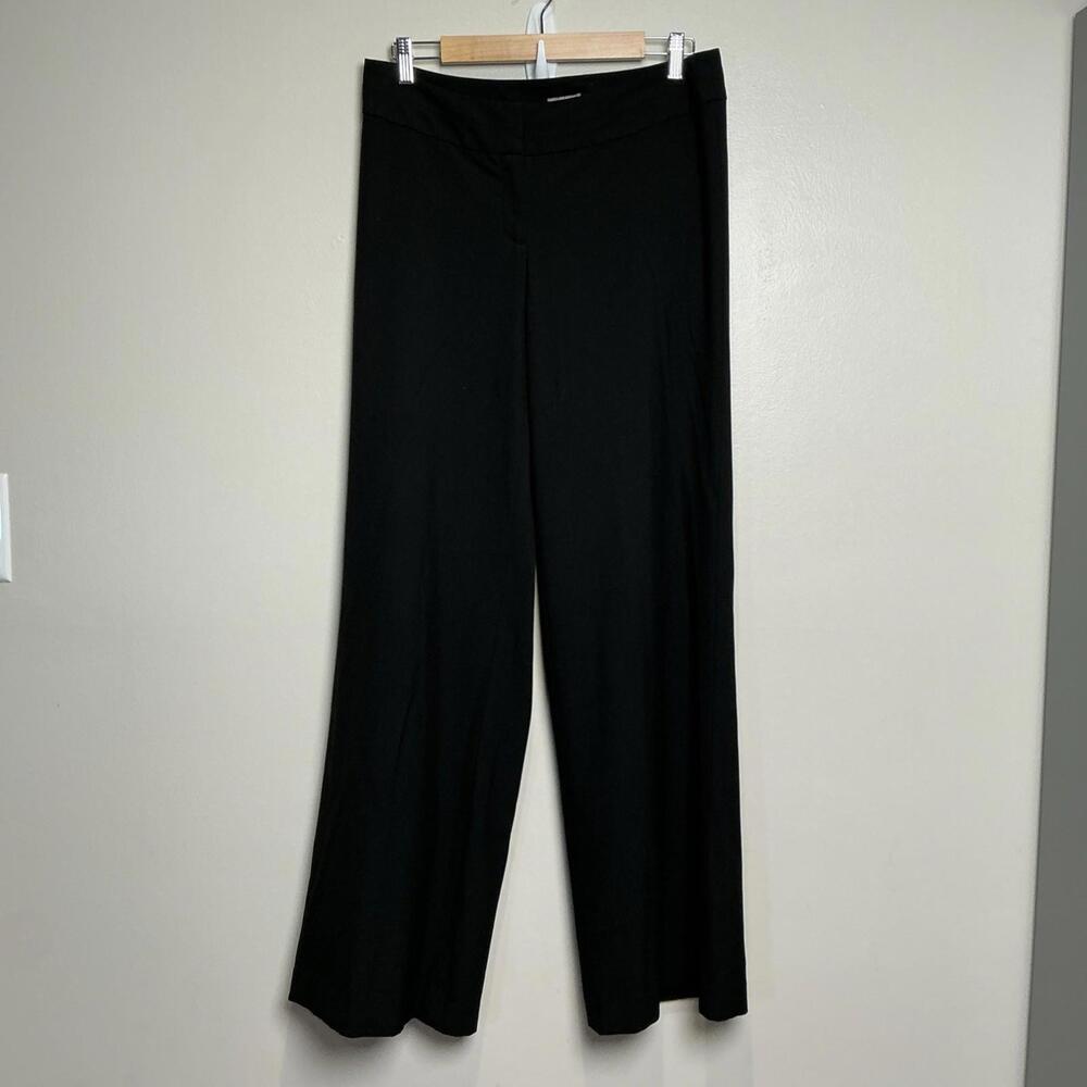 J. JIll Women’s Pants Size 8 Black‎ Wide Leg Stretch Career Work Dress
